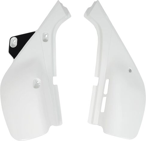 KUAFU Left Right Side Panels Set Fairing Cover Compatible with 1993-2021 Honda XR650 L (Ross White & Shasta White) Replacement for 83620-MY6-920ZB 83520-MY6-920ZB in Saudi Arabia