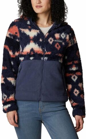 Columbia Women's Winter Pass Sherpa Hooded Full Zip in Saudi Arabia