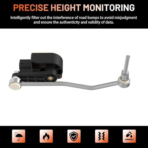مستشعر مستوى الارتفاع الأمامي، مناسب لـ 2004 2005 2006 2007 2008 2009 2010 Au-di A8 Quattro، 2007 2008 2009 2010 Au-di S8، استبدال # 4E0941285G، 4E0941285E، 4E0941285F in Kuwait