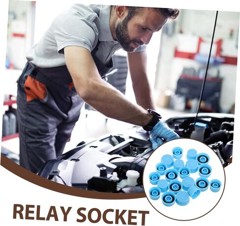 20Pcs Automotive Air Conditioning Valve Core Caps Durable High Low Pressure Dust Covers for Systems Easy Installation for Car Maintenance in Saudi Arabia