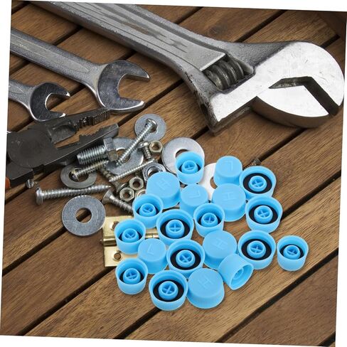20Pcs Automotive Air Conditioning Valve Core Caps Durable High Low Pressure Dust Covers for Systems Easy Installation for Car Maintenance in Saudi Arabia