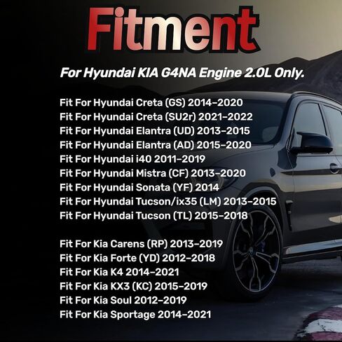 G4NA 2.0L Engine Overhaul Rebuild Kit w/Crankshaft Rods Timing Chain Kit Fit For Hyundai Elantra Tucson Kia Soul Forte 2014-2019 2.0LG4NA Engine Replaces# 23110-2E501,623V6-2EH00 in Kuwait