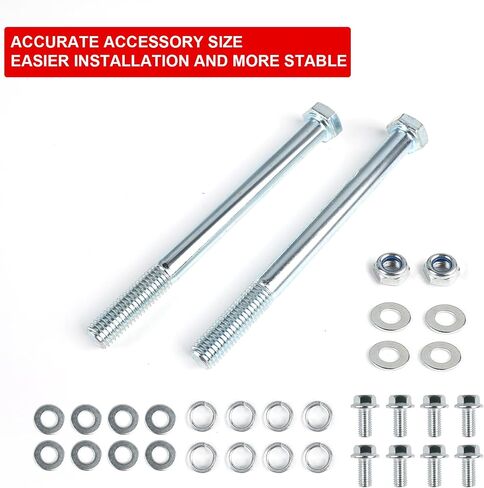 طقم دعامة تثبيت محرك LS - يناسب هيكل مربع 1973-1987 و1988-1998 OBS Chevy GMC C/K Truck 2WD - لوحات تحويل محرك فولاذية قابلة للتعديل للكتلة الصغيرة إلى سلسلة LS (أسود) in Kuwait