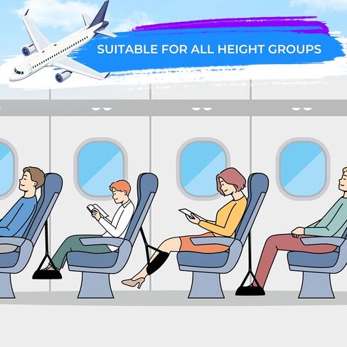 أرجوحة قدم دافئة للطائرة، أرجوحة قدم بقاعدة من الخيزران قابلة للطي للسفر بالطائرة مع غطاء دافئ، مسند قدم محمول للمكتب، أساسيات السفر بالطائرة in Kuwait