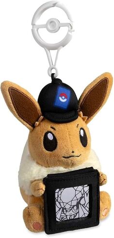 Pokémon Center TCG: سلسلة مفاتيح قطيفة لعرض العملات المعدنية من Eevee in Saudi Arabia
