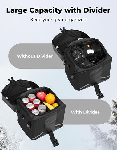 KEMIMOTO Snowmobile Gear Bag, 1680D Water-Resistant ATV Storage Bag with TPU Touch Lid, 16L Large Storage Compatible with Snowmobile Sled Racks Polaris Grizzly Fourtrax Most ATV in Saudi Arabia