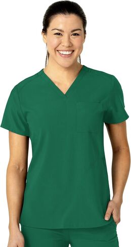 WonderWink Women's Flex-n-Reach V-Neck Scrub Top in Saudi Arabia