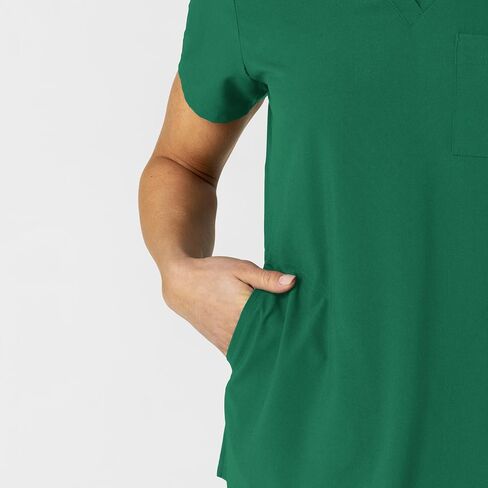 WonderWink Women's Flex-n-Reach V-Neck Scrub Top in Saudi Arabia