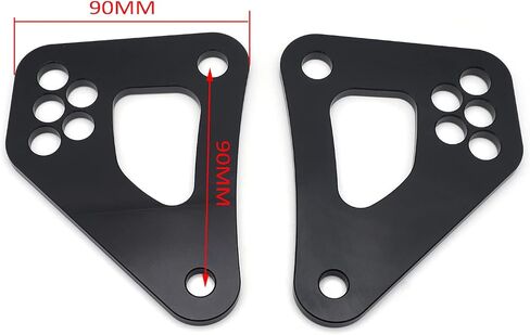 HTTMT- رافعة وسادة طقم وصلات خفض خلفية سوداء متوافقة مع SUZUK GSXR 600/GSXR750/GSX-R 1000 [P/N: MT023-001-BK] in Saudi Arabia