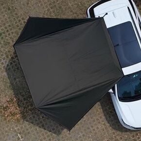 Car Awning,SUV Camping Awning,Waterproof Universal UV Protection,Including Accessories and Storage Bag,Suitable for Trucks,Campers,Caravans,Truck Vehicles(Black,Small) in Saudi Arabia