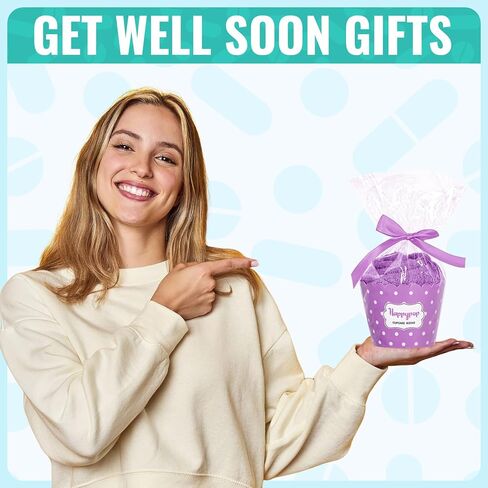 HAPPYPOP شفاء عناق كبير هدايا دافئة للناجين من السرطان، هدايا الشفاء العاجل لمرضى السرطان الكيميائي in Saudi Arabia