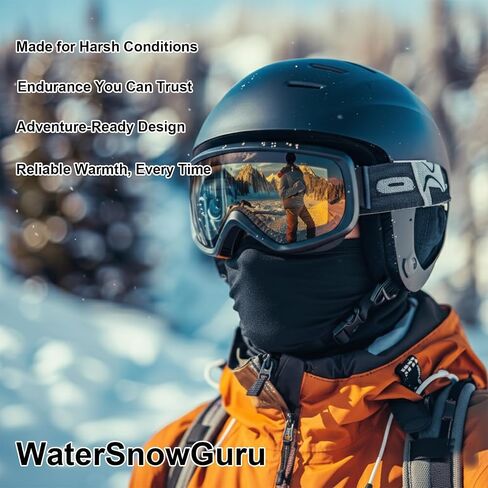 Snow Ski Mask for Men & Women – Full Face Cover for Cold Weather, Motorcycle & Snow Sports | Breathable Winter Mask with UV & Wind Protection for Skiing, Snowboard, Cycling in Saudi Arabia