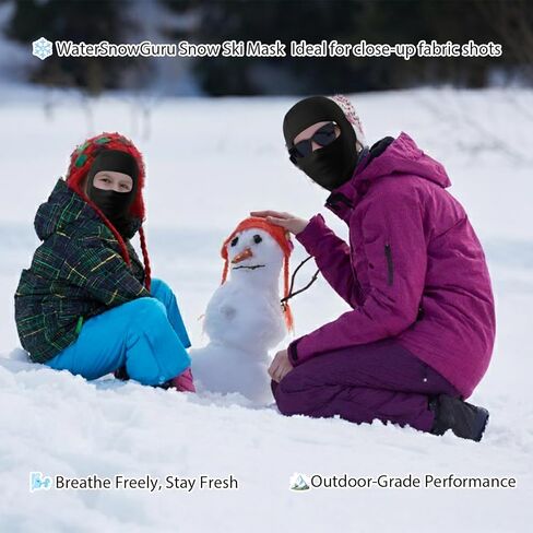 Snow Ski Mask for Men & Women – Full Face Cover for Cold Weather, Motorcycle & Snow Sports | Breathable Winter Mask with UV & Wind Protection for Skiing, Snowboard, Cycling in Saudi Arabia