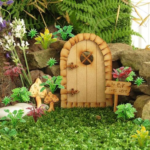 100pcs Miniature Plant Set - Mini Trees, Flowers, Shrubs for Fairy Garden, Diorama, Train Scenery, Sand Architecture Model Craft Supply in Saudi Arabia