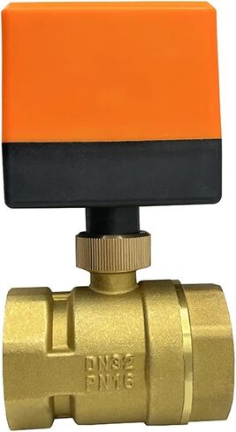 2-Way 1/2" 3/4" 1" 2" Motorized Ball Valve 12V 24V Brass Electric Ball Valve Three Wire or Two Line Brass Ball Valve(1",24VDC) in Saudi Arabia