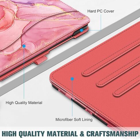 حافظة Fintie لجهاز سامسونج جالاكسي تاب S9 FE 5G 10.9 بوصة/جالاكسي تاب S9 11 بوصة 2023، غطاء حماية متعدد الزوايا مع جيب، نوم/استيقاظ تلقائي، فيروزي in Kuwait