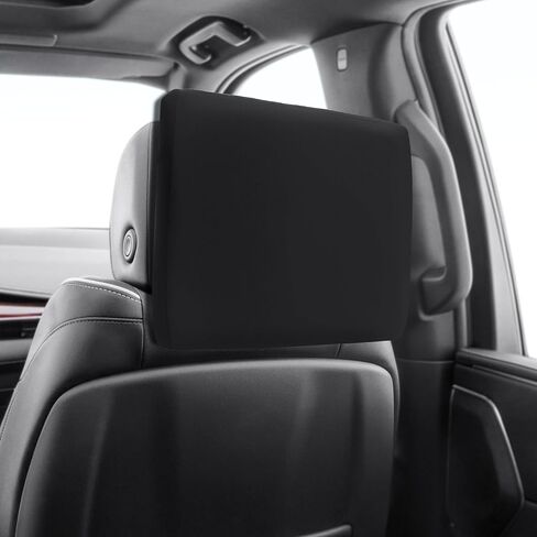 2-Pack Rear Entertainment Screen Protector Cover for 2021-2025 Chevy Tahoe/Suburban & GMC Yukon – Shock-Absorbing Neoprene with Elastic Strap, Easy Install, Black in Saudi Arabia