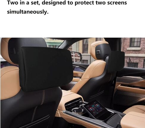 2-pack neoprene protective padded cover for 2021-2026 GMC Yukon Chevrolet Tahoe Cadillac Escalade, Anti-Scratch Cover, Removable & Washable in Saudi Arabia