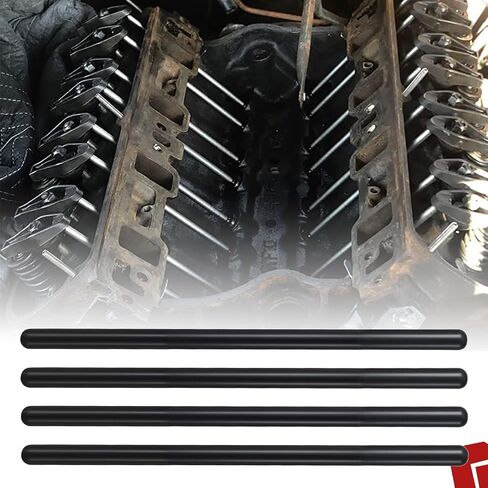 قضبان دفع LS بطول 7.400 بوصة قطر 5/16 بوصة لـ GM LS2 LS3 LS6 L99 LS4 LS9 LSA LQ4 LQ9 L76 L92 4.8 5.3 5.7 6.0 6.2L استبدال قضبان الدفع كرومولي mpr-614 10238852 in Kuwait