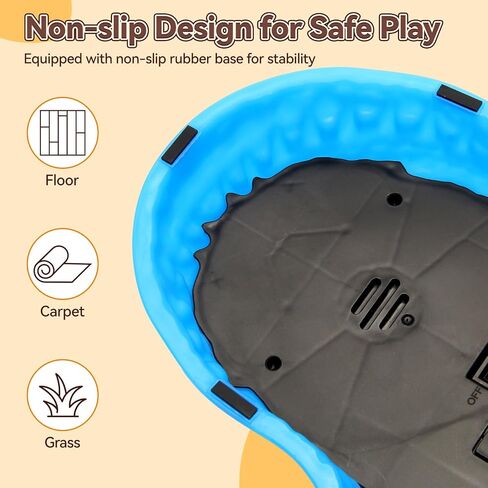 6 Pcs Dinosaur Stepping Stones for Kids, Light up Mist Spray & Roaring Non-Slip Balance Stepping Stones with 6 Rechargeable Batteries, Indoor & Outdoor Toys for Toddlers Ages 3-5 in Saudi Arabia