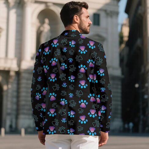 Men's Casual Blazer One Button Lightweight Sport Coats Slim Fit Suit Jacket with Pockets Plus Size Business Blazer in Saudi Arabia