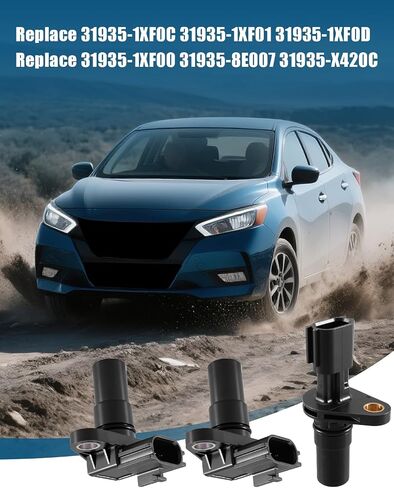 Automatic Transmission Input Output Speed Sensor Kit Replace 31935-1XF0C 31935-1XF01 Fit for Nissan Versa Sentra Rogue Quest Juke Pathfinder NV200 Murano Maxima Fit for Infiniti QX60 QX50 QX55 JX35 in Saudi Arabia