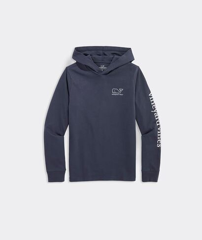 vineyard vines Boys' Vintage Whale Cotton Hoodie Tee in Saudi Arabia