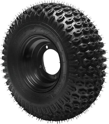4PCS 7inch Wheels 16x8-7 ATV Wheel Tires Rims, 200/55-7 16x8.00-7 16x8x7 Go-Kart Tires, 4 PR Tubeless All Terrain UTV 4 Stud 110mm Bolt Pattern for Dune Buggy Quad Bike Lawn Mower Mini Bike in Saudi Arabia