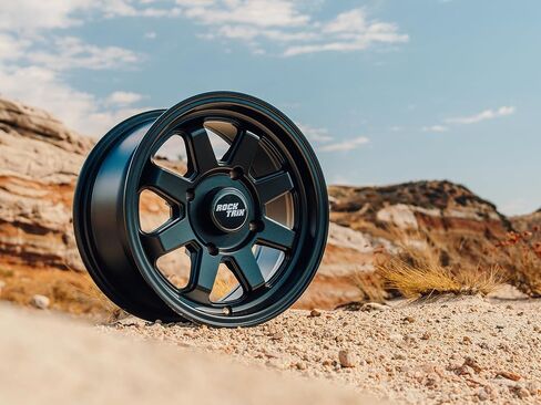 عجلات RockTrix RT116 4 قطع 12 بوصة ATV مقاس 4x110، 12x7، 5+2 إزاحة، لـ ATV UTV مع IRS (تعليق خلفي مستقل)، متوافق مع بومباردييه هوندا كاواساكي ياماها سوزوكي 4/110 (مجموعة من 4) in Saudi Arabia