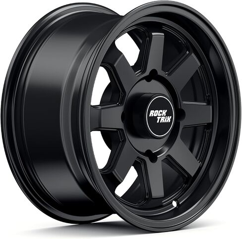 عجلات RockTrix RT116 4 قطع 12 بوصة ATV مقاس 4x110، 12x7، 5+2 إزاحة، لـ ATV UTV مع IRS (تعليق خلفي مستقل)، متوافق مع بومباردييه هوندا كاواساكي ياماها سوزوكي 4/110 (مجموعة من 4) in Saudi Arabia