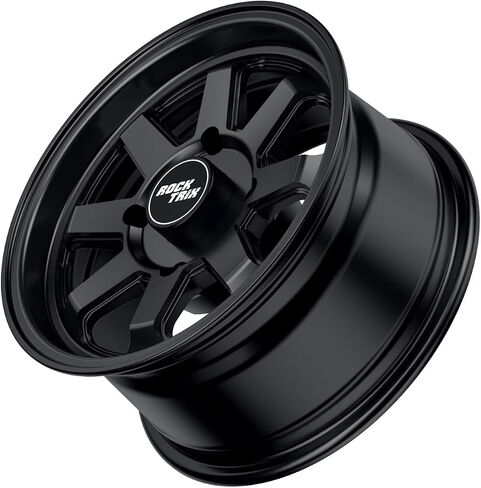 عجلات RockTrix RT116 4 قطع 12 بوصة ATV مقاس 4x110، 12x7، 5+2 إزاحة، لـ ATV UTV مع IRS (تعليق خلفي مستقل)، متوافق مع بومباردييه هوندا كاواساكي ياماها سوزوكي 4/110 (مجموعة من 4) in Saudi Arabia