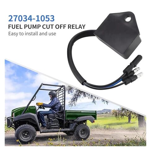 ATV Fuel Pump Cut-Off Relay 27034-1053 Compatible with Kawasaki Mule 1000 2500 2510 2520 3000 3010 3020 Replacement, in Kuwait