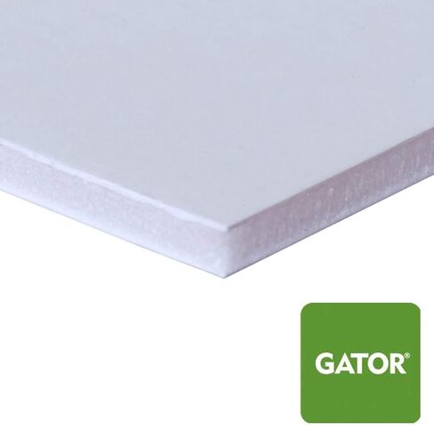 White Gator Board - 3/16" Thickness - Multiple Sizes - 10 Pieces - 10 pc Multi Pack - Rigid Foam Backing Board (8 x 10) in Kuwait