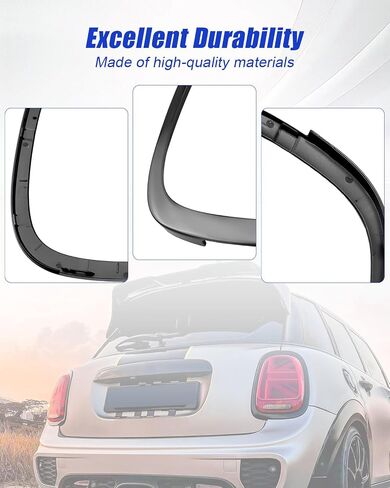 1Pair Tail Light Trim Ring Fit for Mini Cooper F55 F56 F57 2014-2021 Black Taillights Bezel in Saudi Arabia