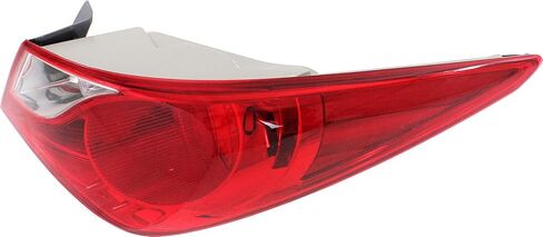 Evan Fischer Passenger Side Outer Tail Light Compatible with 2011-2014 Hyundai Sonata, Halogen, with Bulbs, Mounts On Body, Not Fit on Hybrid Models, HY2805116 in Saudi Arabia