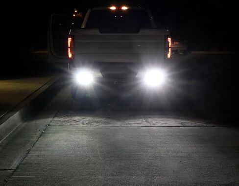 iJDMTOY Rear Bumper Mount Searchlight Reverse LED Light Bar Kit Compatible with 2011-2016 Ford F250 F350 F450, (2) 36W High Power LED Lightbars, Bumper Frame Mounting Brackets & On-Off Switch Wiring in Saudi Arabia