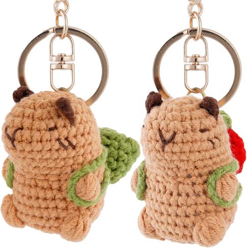 لطيف هالوين شبح سلسلة المفاتيح الكروشيه، اليدوية محبوك الأبيض شبح حقيبة سحر مع قلادة الحلوى لمفاتيح السيارة على ظهره المحفظة، لينة أفخم حلقة رئيسية الهدايا للنساء الفتيات عيد ميلاد عيد الميلاد in Kuwait