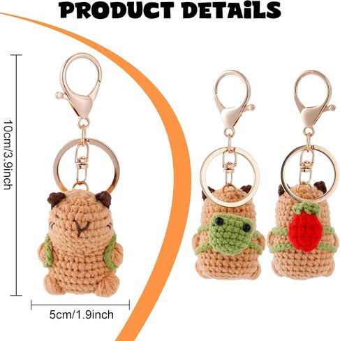 لطيف هالوين شبح سلسلة المفاتيح الكروشيه، اليدوية محبوك الأبيض شبح حقيبة سحر مع قلادة الحلوى لمفاتيح السيارة على ظهره المحفظة، لينة أفخم حلقة رئيسية الهدايا للنساء الفتيات عيد ميلاد عيد الميلاد in Kuwait