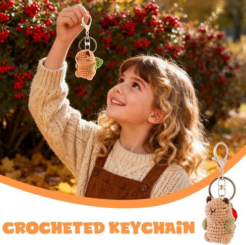 لطيف هالوين شبح سلسلة المفاتيح الكروشيه، اليدوية محبوك الأبيض شبح حقيبة سحر مع قلادة الحلوى لمفاتيح السيارة على ظهره المحفظة، لينة أفخم حلقة رئيسية الهدايا للنساء الفتيات عيد ميلاد عيد الميلاد in Kuwait