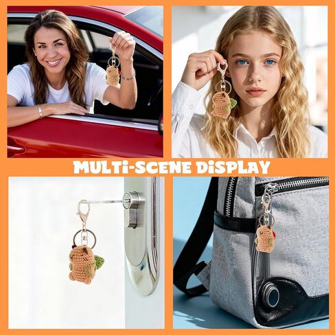 لطيف هالوين شبح سلسلة المفاتيح الكروشيه، اليدوية محبوك الأبيض شبح حقيبة سحر مع قلادة الحلوى لمفاتيح السيارة على ظهره المحفظة، لينة أفخم حلقة رئيسية الهدايا للنساء الفتيات عيد ميلاد عيد الميلاد in Kuwait
