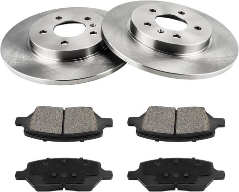 Torchbeam 11.81" Rear Brakes and Rotors Kit Brake Kit Compatible with Chevrolet 2005 Uplander, Buick 2005 Terraza, Pontiac 2005 Montana 3.5L, Saturn 2005 Relay, 55108 D1093 in Saudi Arabia