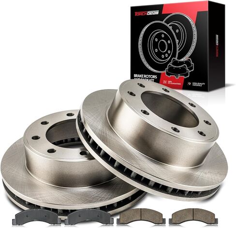 Torchbeam 13.01" Front Brakes and Rotors Kit Brake Kit Compatible with Ford 1999-2003 F-250 Super Duty 7.3T, 1999-2003 F-350 Super Duty 7.3T, 1999-2004 F-250 Super Duty 5.4L, 54078 D824 in Saudi Arabia