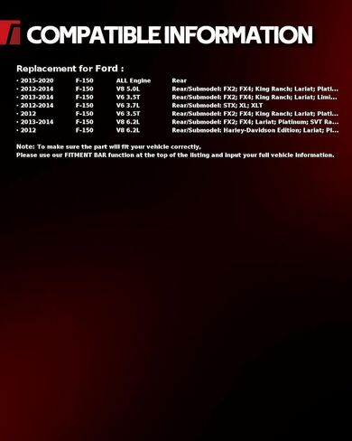 Torchbeam 13.7" Rear Brakes and Rotors Kit Brake Kit for Ford 2015-2020 F-150, Ford 2012-2014 F-150 5.0L, Ford 2012-2014 F-150 3.5T, Ford 2012-2014 F-150 3.7L, Ford 2012-2014 F-150 6.2L, 54186 D1602 in Saudi Arabia