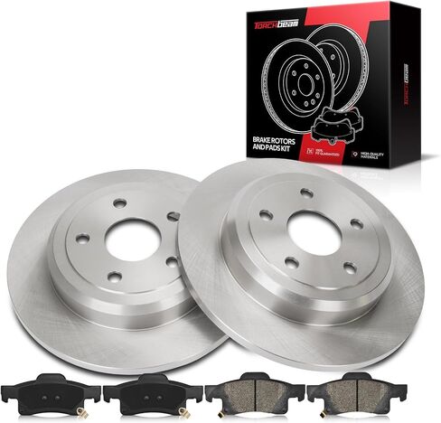 طقم فرامل خلفية Torchbeam، وسادات فرامل سيراميك 12.99 بوصة متوافقة مع 2012-2020 Jeep Grand Cherokee 3.6L، 2011-2017 Dodge Durango، 2012-2020 Jeep Grand Cherokee 5.7L، 2018-2020 Durango 3.6L in Kuwait