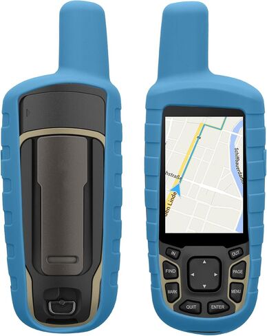 حافظة kwmobile متوافقة مع Garmin GPSMAP 65/62 / 62S / 62SC - نظام ملاحة GPS للهاتف غطاء واقٍ من السيليكون الناعم - أسود in Kuwait