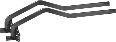 3670 Frame Rails, Four-Link Rails, Rear, 2 x 3 x 0.083 in Tubing, Welded Top Gun Four-Link Brackets, Steel, Natural, Pair in Saudi Arabia