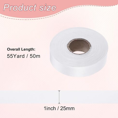 M METERXITY 1-Pack Extra Wide Single Fold Bias Tape, 1 Inch x 55 Yards Satin Bias Tape for Sewing/Seaming/Quilting/Hemming/DIY Crafts/Quilt Binding [Purple] in Saudi Arabia