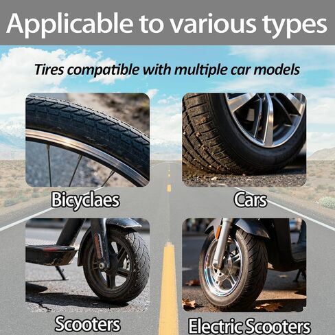 Tire Repair Rubber Nail, Vacuum Tire Repair Kits Spiral Rubber Nails, Self-Service Car Wheel Puncture Repair Screws for car, Motorcycle, Truck, Tractor Tire Puncture Repair(10S & 10L With screwdriver) in Saudi Arabia