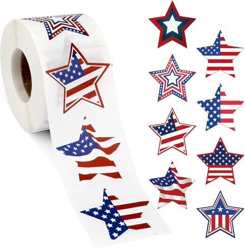Christmas Stickers, Merry Christmas Stickers, Gold Foil Snowflake Craft Sticker Roll, 500 PCS Self-Adhesive Clear Envelope Sticker for Cards Xmas Winter Party Favor Decorations Gifts (1", 6 Designs) in Saudi Arabia