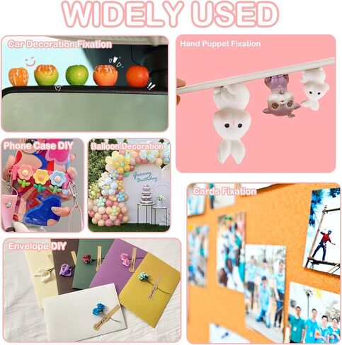 600Pcs Double Sided Dots Glue, Clear Sticky Tack Putty Removable, Sticky Gel Dots Tacky Putty Crafts Mounting Putty, No Trace Poster Putty Sticky Tack for Wall Hanging (0.51 X 0.31 Inches) in Saudi Arabia